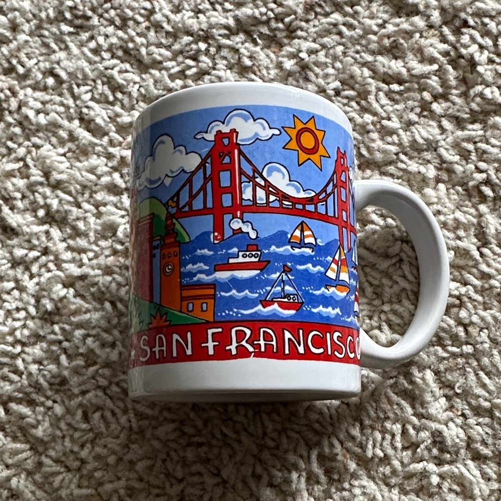 Vintage San Francisco Skyline Mug